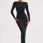 Rameesha Maxi Dress - Black - Image 6