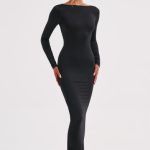 Rameesha Maxi Dress - Black - Image 9