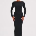Rameesha Maxi Dress - Black - Image 10
