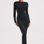 Rameesha Maxi Dress - Black - Image 11