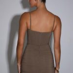 Nyla Mini Dress - Mocha - Image 9