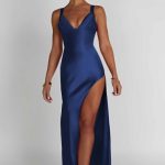 Hayley Maxi Dress - Navy - Image 4