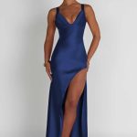 Hayley Maxi Dress - Navy - Image 7