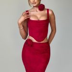 Elizabeth Corset - Red - Image 14