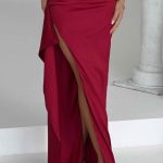 Halsey Maxi Skirt - Wine - Image 2