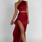 Halsey Maxi Skirt - Wine - Image 3