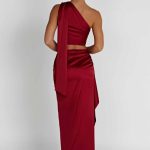 Halsey Maxi Skirt - Wine - Image 4