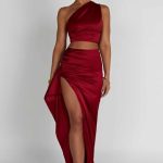 Halsey Maxi Skirt - Wine - Image 9