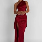 Halsey Maxi Skirt - Wine - Image 11