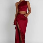 Halsey Maxi Skirt - Wine - Image 12