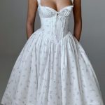 Marlena Midi Dress - White Multi Floral Print - Image 2