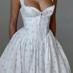 Marlena Midi Dress - White Multi Floral Print - Image 5