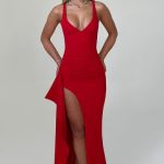 Violetta Maxi Dress - Red