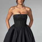 Evie Mini Dress - Black