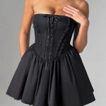 Evie Mini Dress - Black - Image 2
