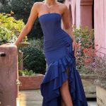 Angelina Maxi Dress - Navy