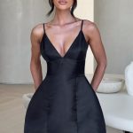 Nicole Mini Dress - Black - Image 5