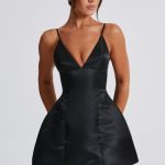Nicole Mini Dress - Black - Image 6