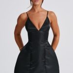 Nicole Mini Dress - Black - Image 8