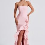 Angelina Maxi Dress - Blush - Image 8
