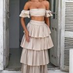 Joy Maxi Skirt - Beige