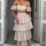 Joy Maxi Skirt - Beige - Image 5