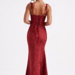 Whitney Maxi Dress - Red - Image 2