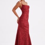 Whitney Maxi Dress - Red - Image 3