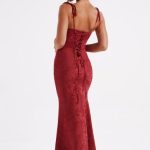 Whitney Maxi Dress - Red - Image 5