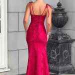 Whitney Maxi Dress - Red - Image 8