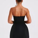 Asha Mini Dress - Black - Image 3