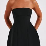 Asha Mini Dress - Black - Image 6
