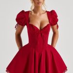 Annie Mini Dress - Red