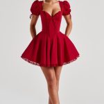 Annie Mini Dress - Red - Image 6
