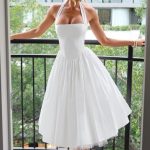 Cressida Midi Dress - Ivory - Image 4