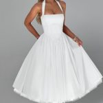 Cressida Midi Dress - Ivory - Image 9