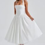 Cressida Midi Dress - Ivory - Image 14