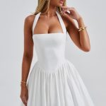 Cressida Midi Dress - Ivory - Image 16