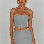 Rein Mini Skirt - Steel