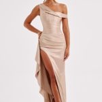 Juliene Maxi Dress - Champagne - Image 6