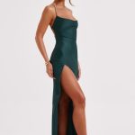 Misha Maxi Dress - Emerald - Image 4