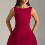 Alana Mini Dress - Wine