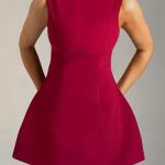 Alana Mini Dress - Wine - Image 3