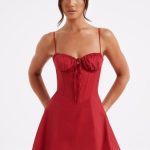 Lacey Mini Dress - Red