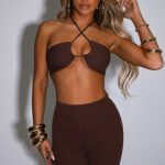 Kyana Crop - Chocolate - Image 3