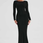 Anastassia Maxi Dress - Black - Image 2