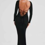 Anastassia Maxi Dress - Black - Image 3