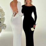 Anastassia Maxi Dress - Black - Image 5