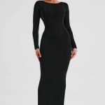 Anastassia Maxi Dress - Black - Image 8