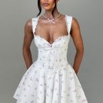 Antonella Mini Dress - Multi Floral Print - Image 4